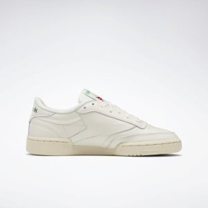 Reebok Club C 85 Vintage Turnschuhe Damen - Grün/Weiß/Rot - DE 174-GAI